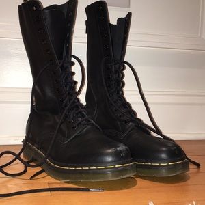 Mid-Calf Classic Black Doc Marten Boots